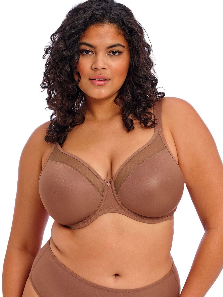 Elomi Smooth Molded Bra In Clove Size 38i Us